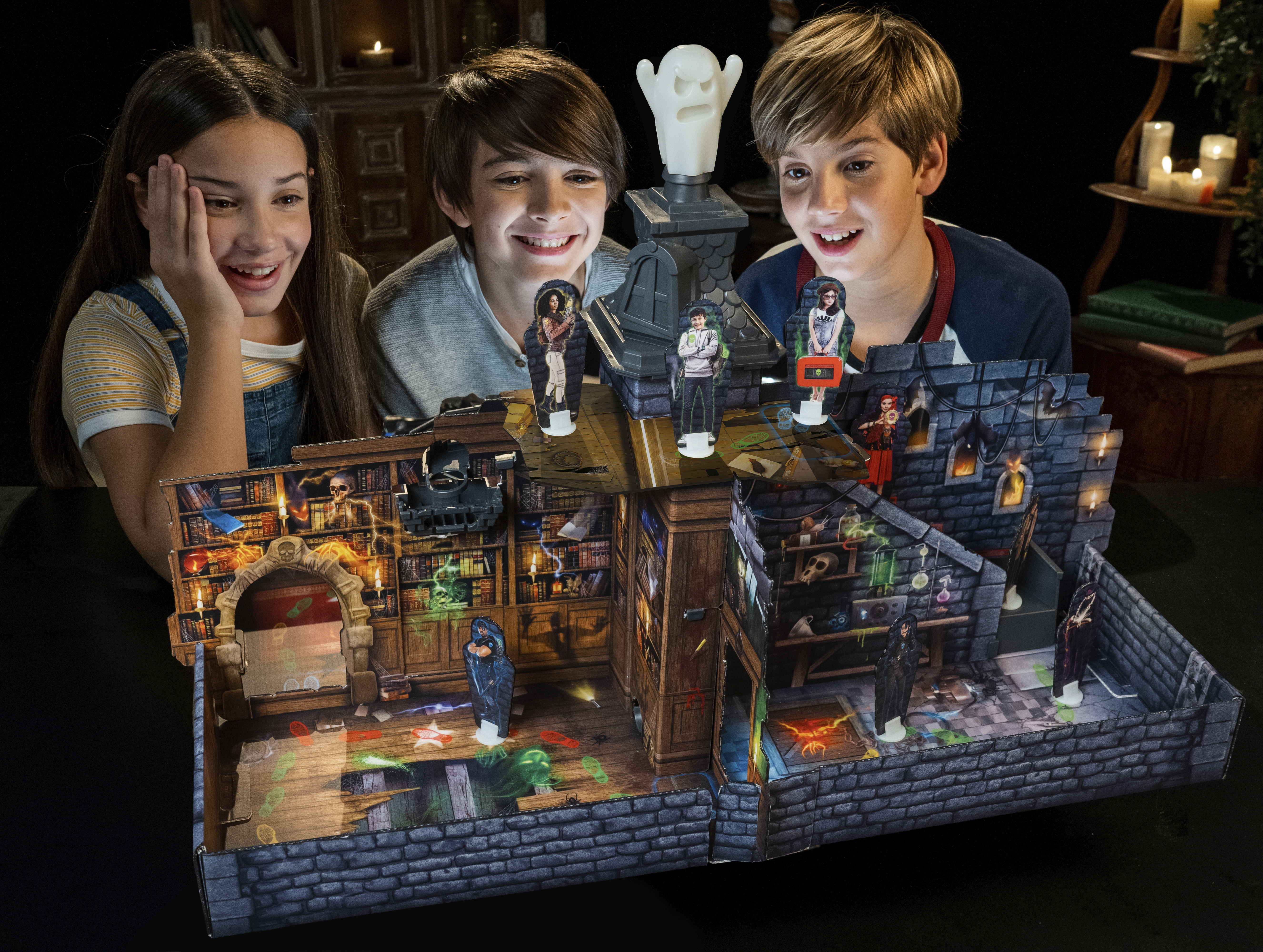 Panique au Manoir Hanté Jeu de société Halloween Lansay