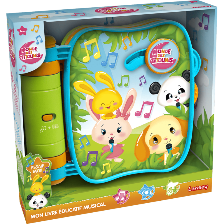 MON LIVRE EDUCATIF MUSICAL titounis lansay
