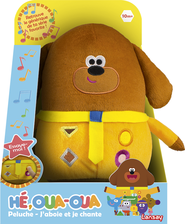 Hé, oua oua - peluche j'aboie et je chante pack
