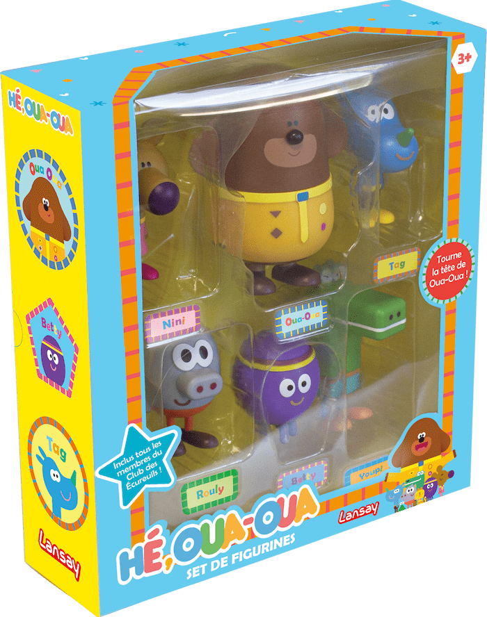 hé oua oua pack 6 figurines lansay