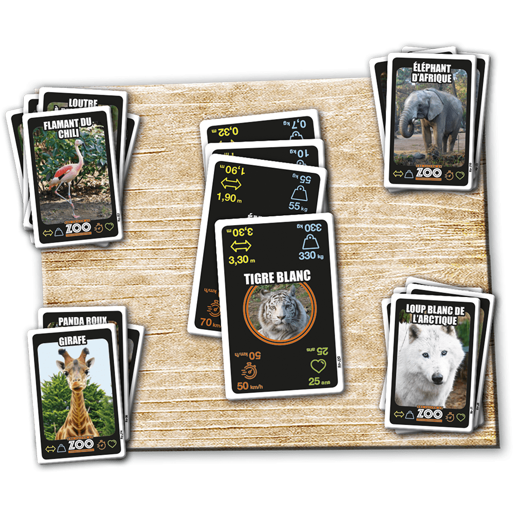 Une saison au zoo - Jeu de cartes