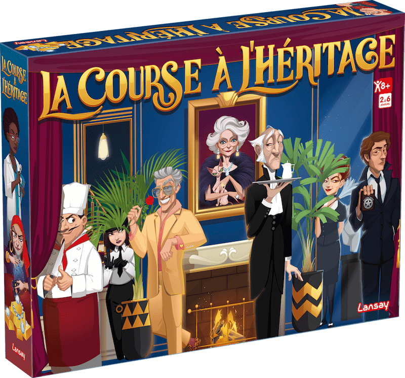 course à l'héritage jeu de société lansay
