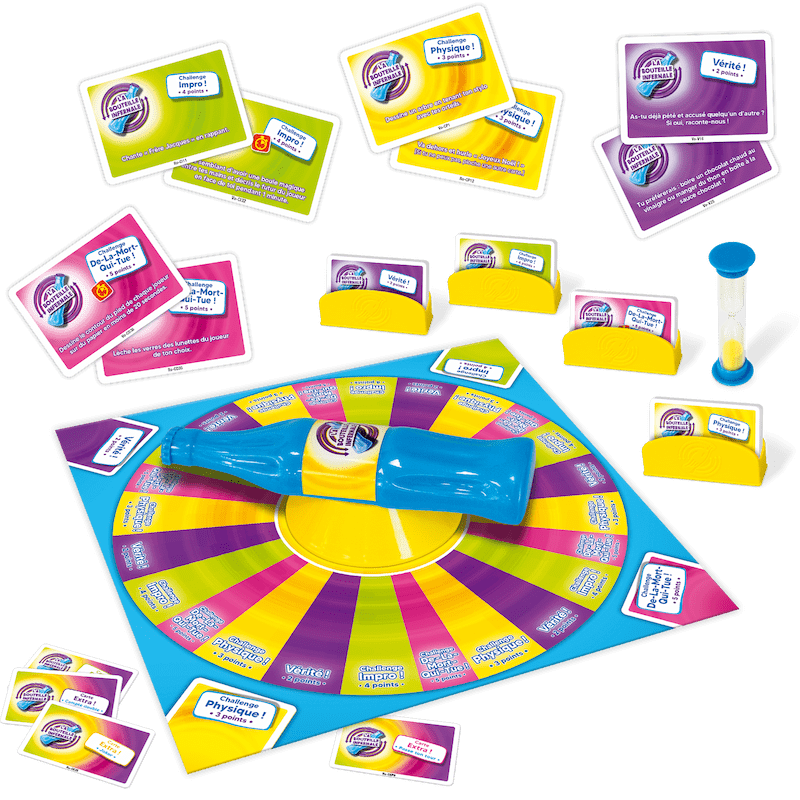 Bouteille infernale kids lansay jeu de société