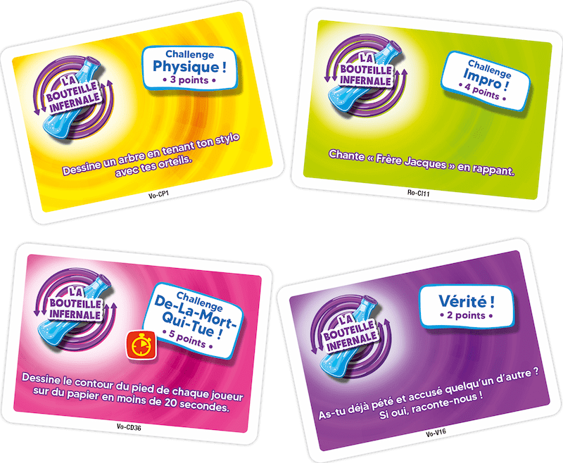 Bouteille infernale kids lansay jeu de société