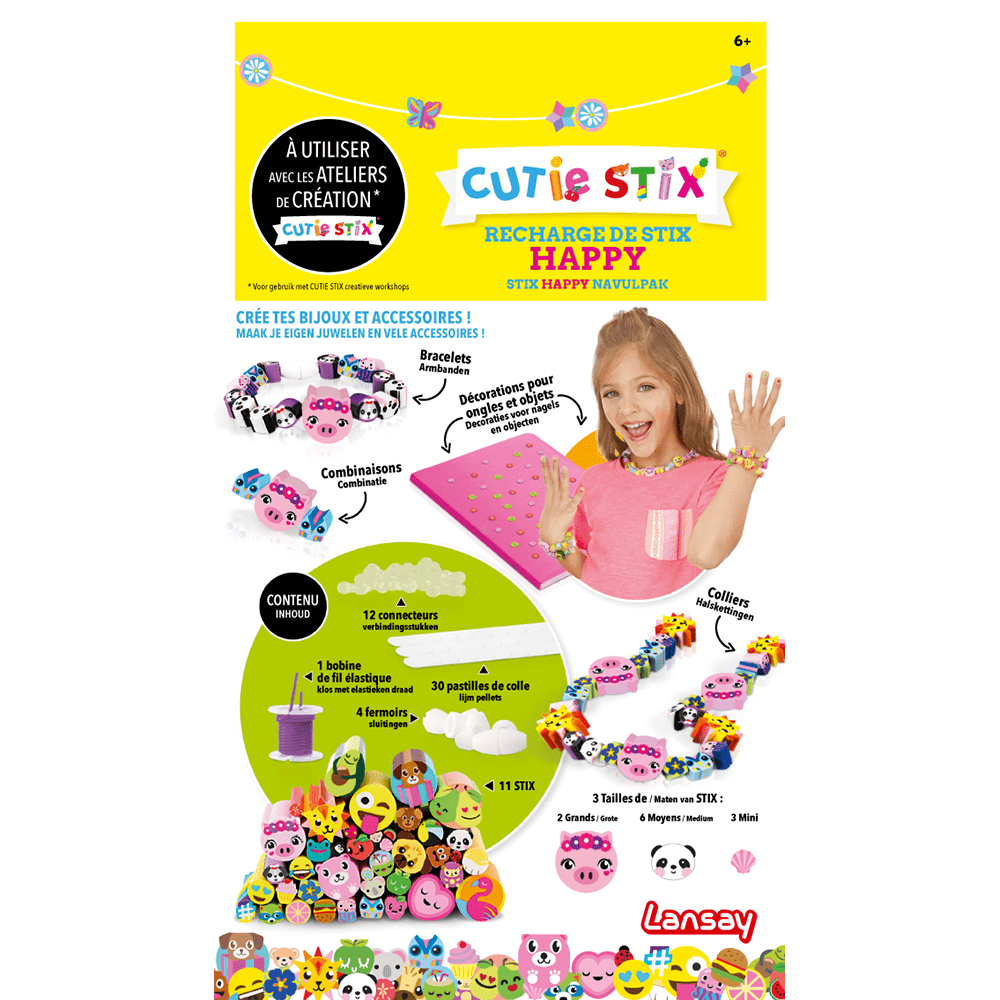 Cutie Stix - La recharge Happy lansay