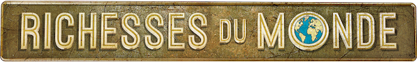 Logo Richesses du monde jeu de société Lansay