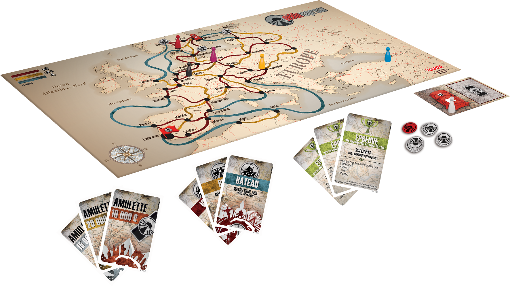 Pékin Express M6 le jeu de société jeu familial