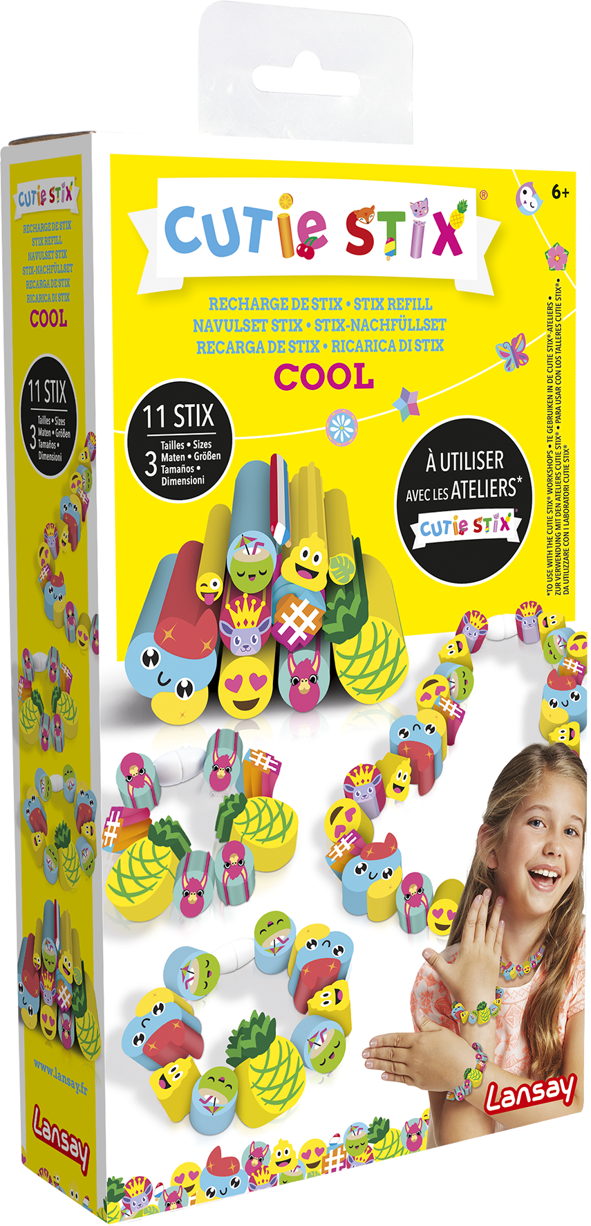 Cutie Stix, bijoux enfants, atelier, création bijoux, collier, bracelet, loisirs créatifs