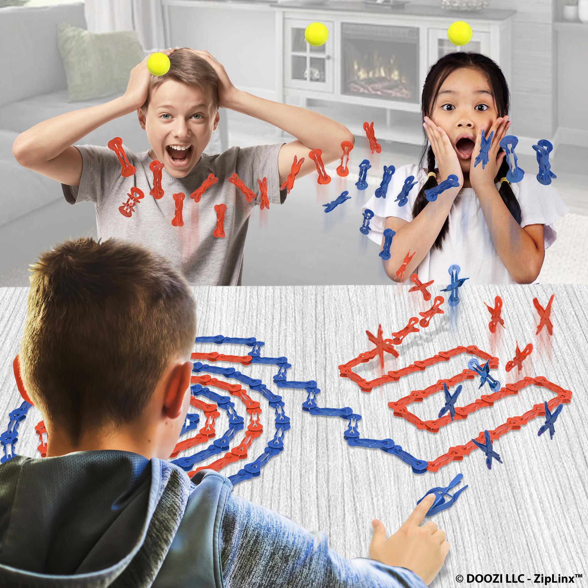 ZipLinx, Jeu d'action, jouet, récréation