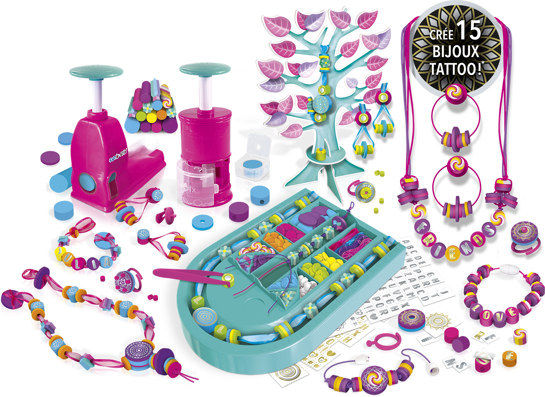 Cutie Stix, Bijoux, création, bracelet, collier, bague, mode, fashion, enfant