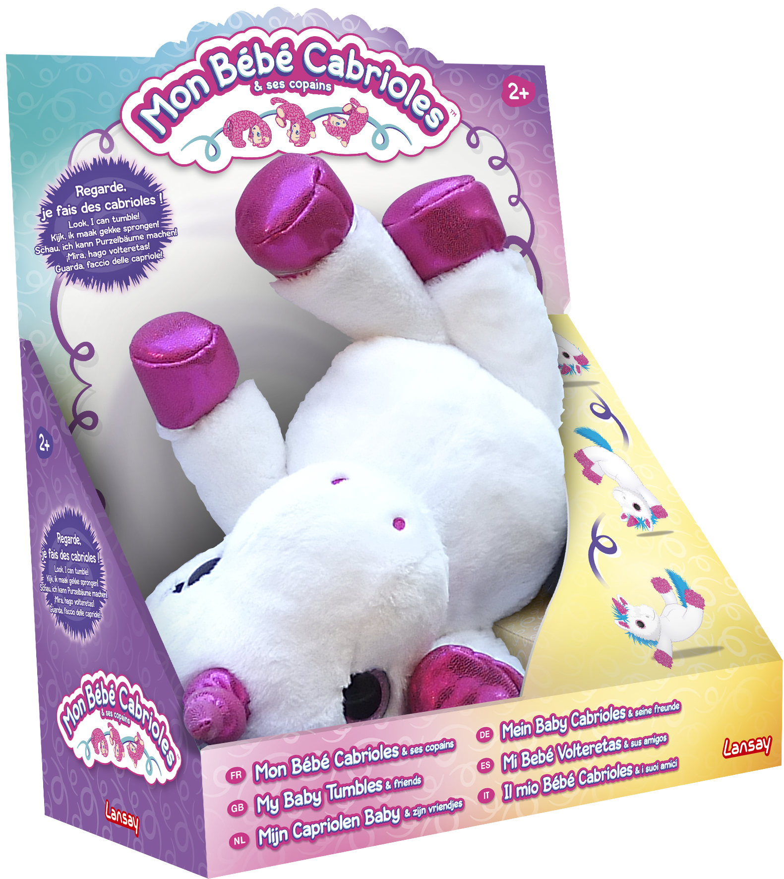 Bébé cabrioles, poupée, peluche, enfant 2 ans