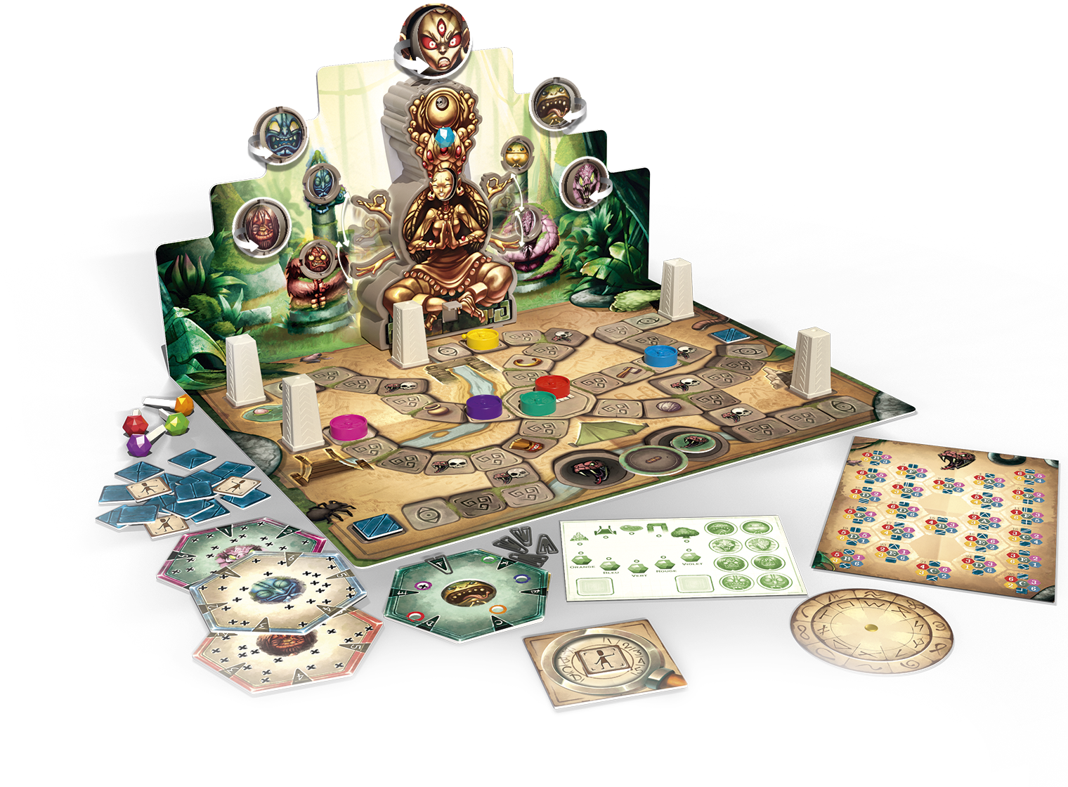 Les Mystères de la cité perdue, jeu de société, enquête, énigmes, famille, enfant, 8 ans