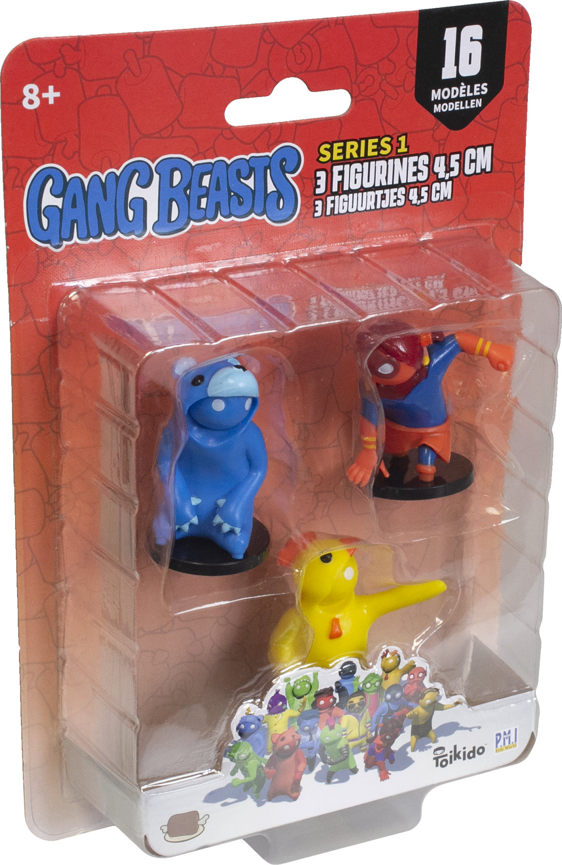 Gang Beasts, figurines, porte-clés, jeu vidéo, PC, multi-joueurs, party game, geek