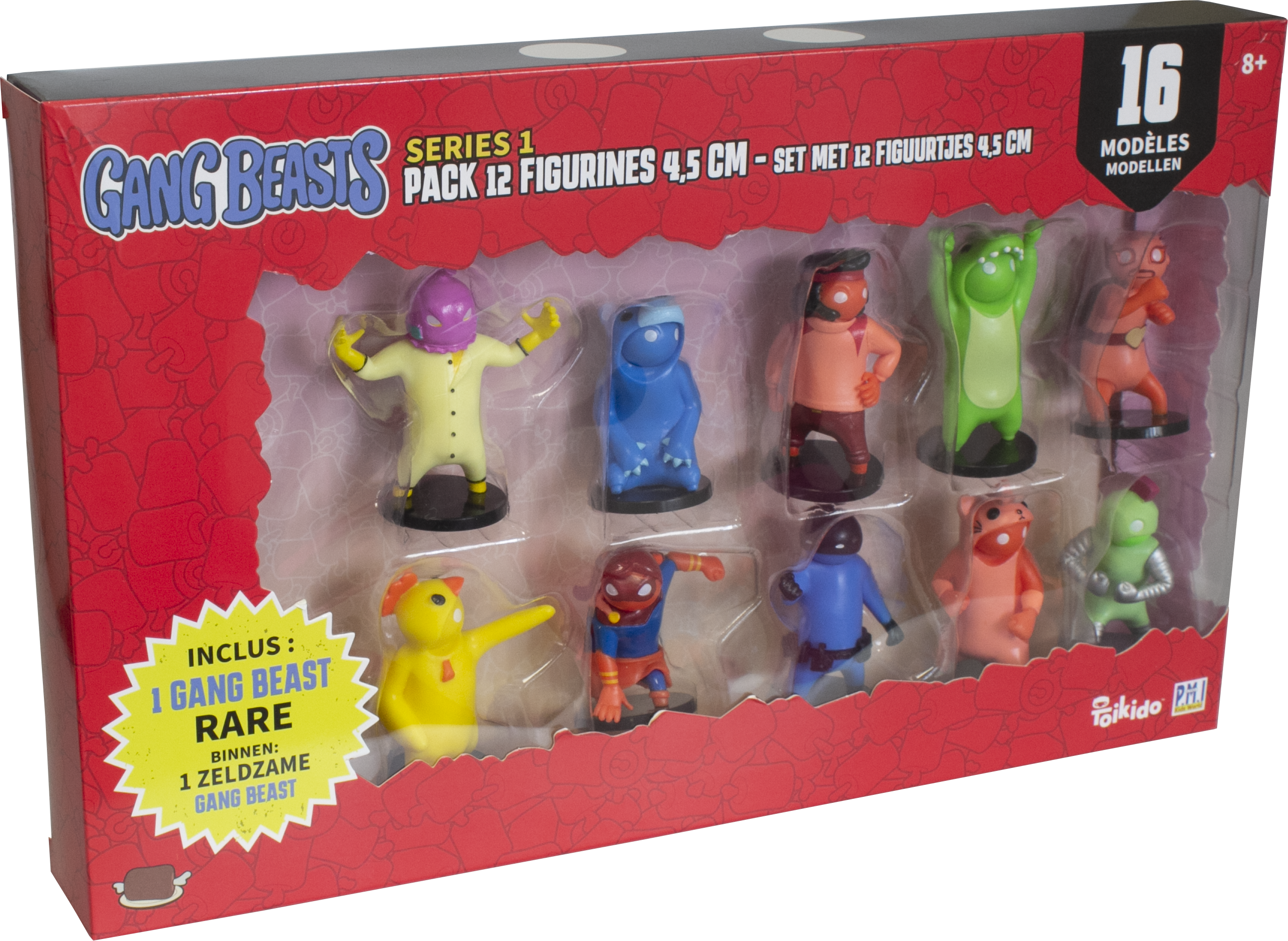 Gang Beasts, figurines, porte-clés, jeu vidéo, PC, multi-joueurs, party game, geek