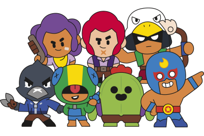 Brawl Stars, jeux vidéo, battle, jeu mobile, smartphone, PC, bataille, combats, personnages