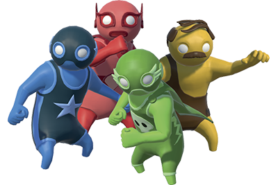 Gang Beasts, figurines, porte-clés, jeu vidéo, PC, multi-joueurs, party game, geek