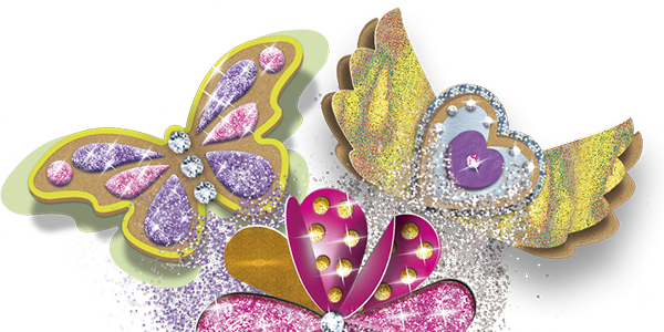 Glitterizz, Créations, DIY, Déco, chambre, paillettes, sequins, loisirs créatifs