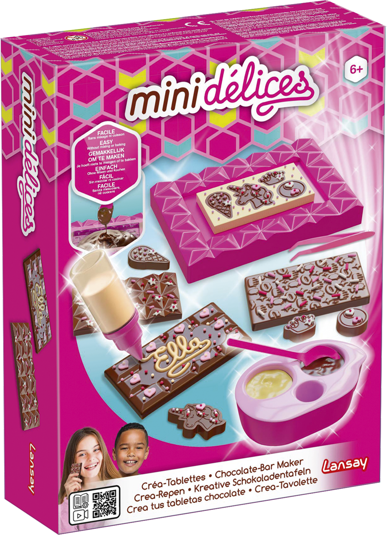Mini Délices, tablette de chocolat, pâtisserie enfant, chocolat, bonbon, loisir créatif