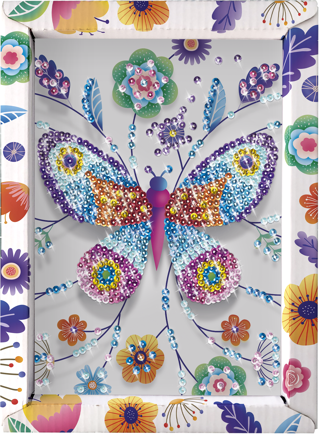 Collection Sequins, loisirs créatifs, cadre, déco, chambre, famille, activité enfant, 6 ans