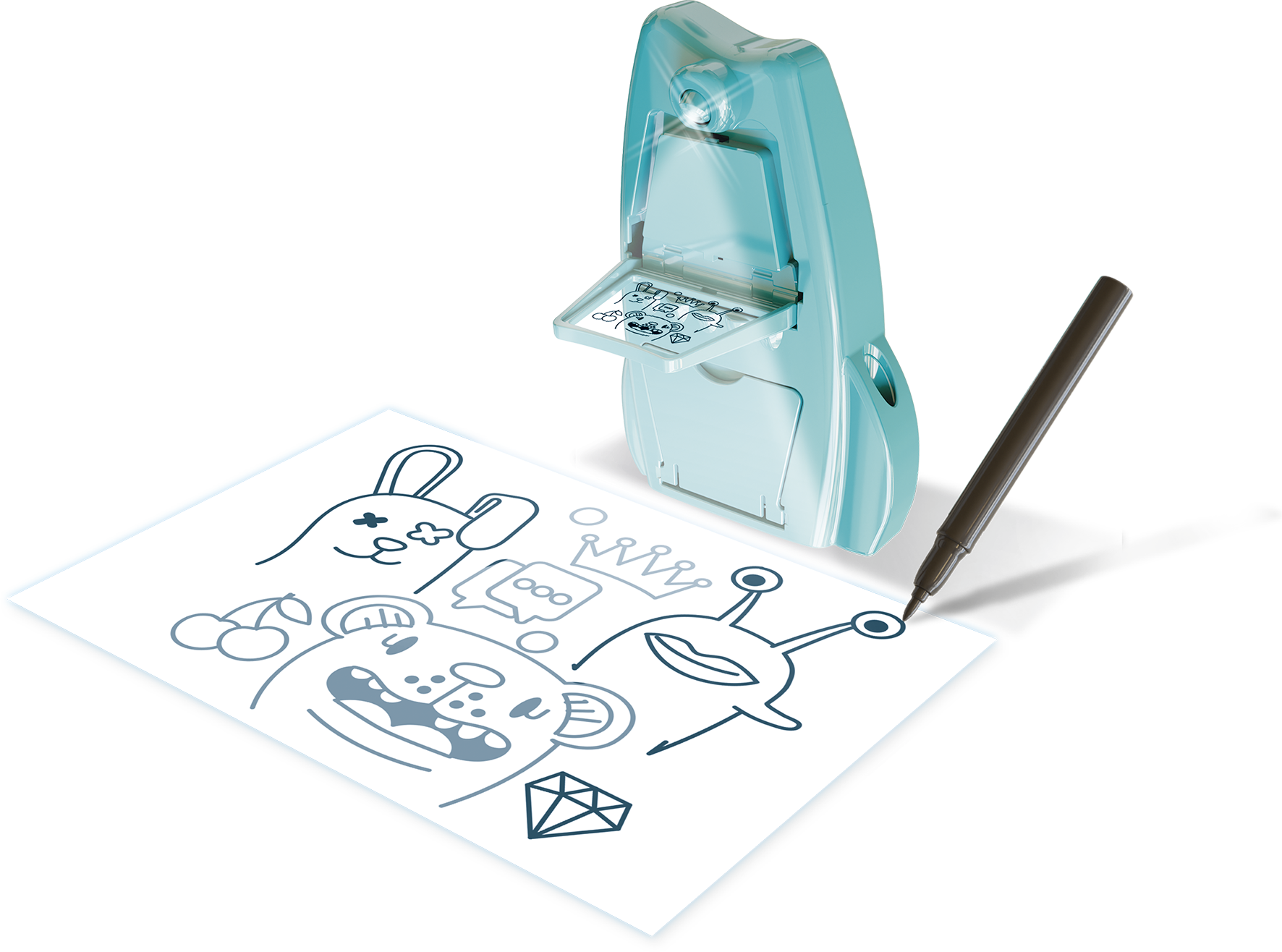 Magic lign, dessin, loisirs créatif, enfant, coloriage, feutres