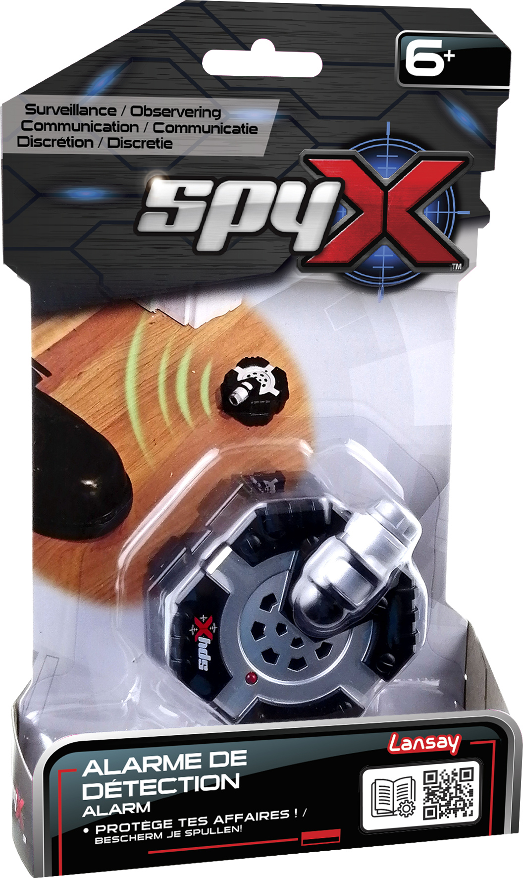 Spy X, espion, accessoire espionnage, enfant, jumelles, talkie walkie, alarme
