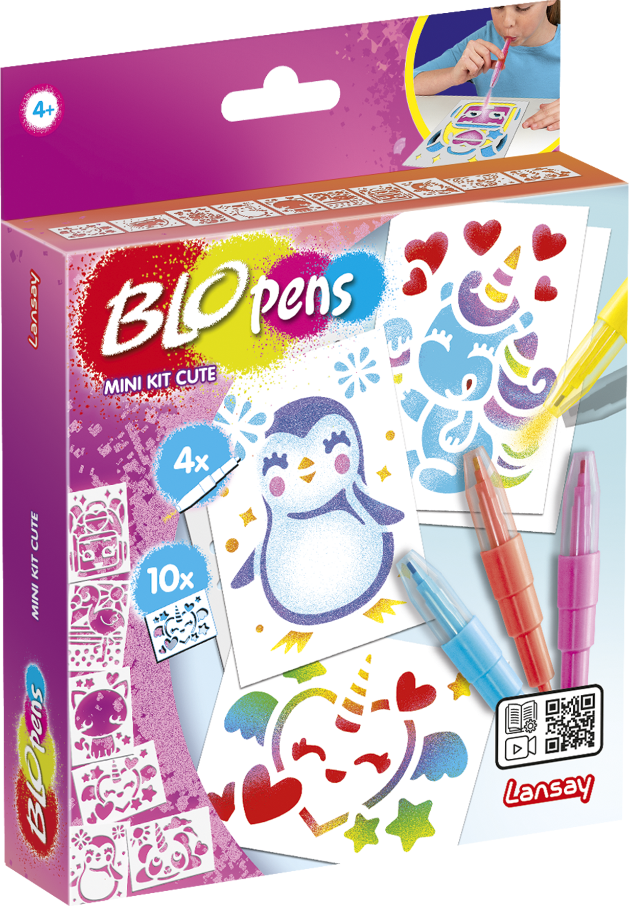 Blopens, dessins, coloriage, feutres, enfants, pochoirs, loisirs créatifs
