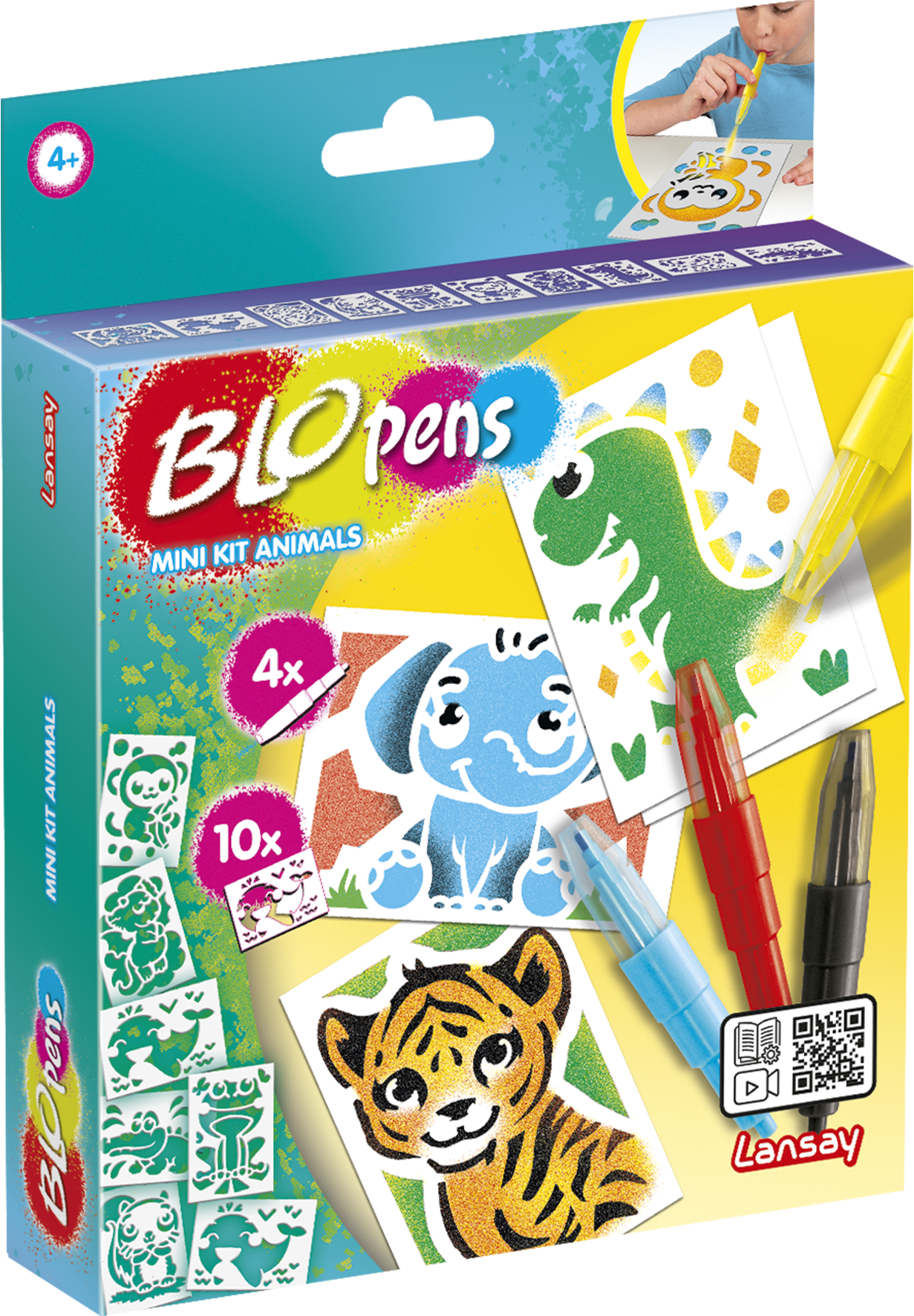 Blopens, dessins, coloriage, feutres, enfants, pochoirs, loisirs créatifs