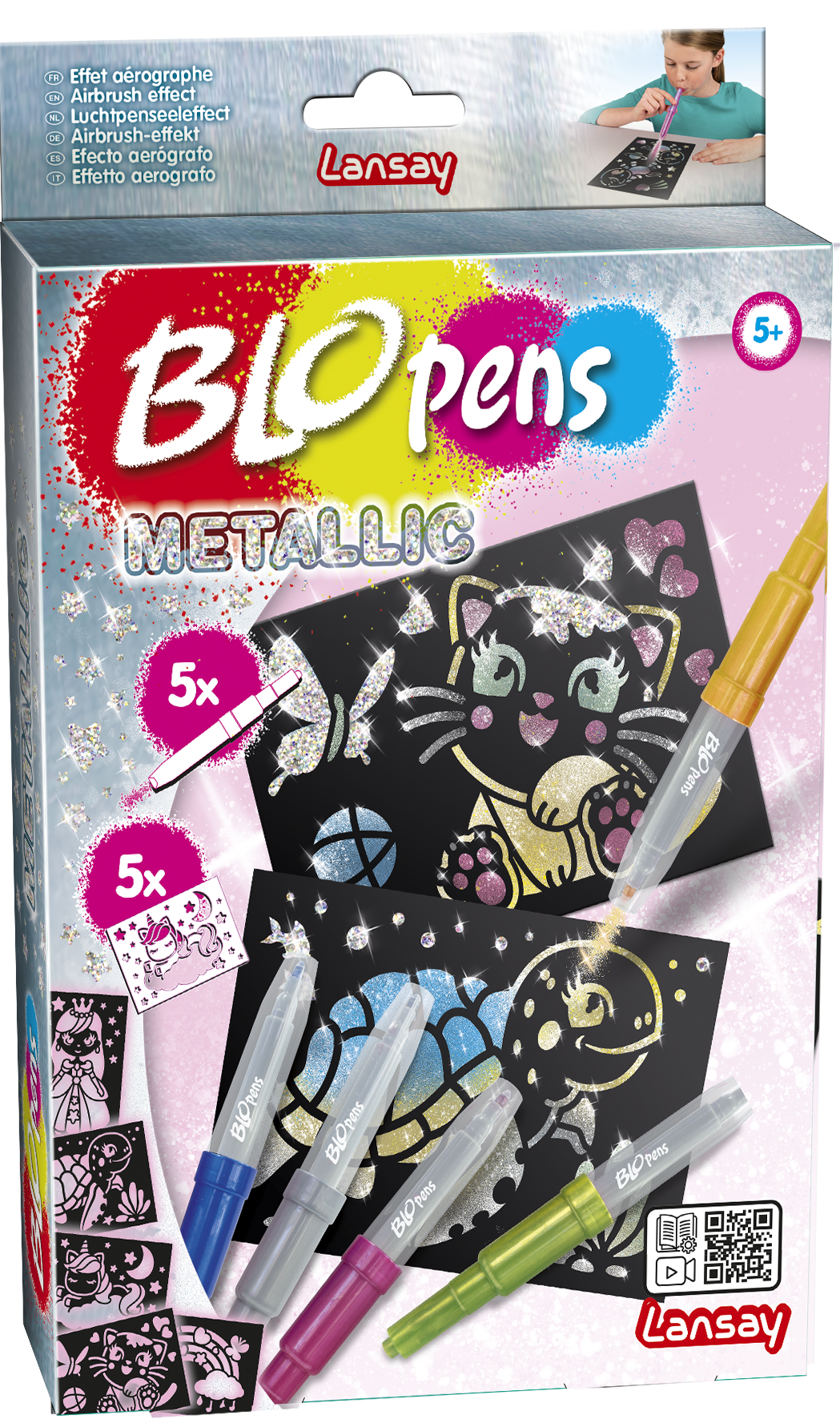 Blopens, dessins, coloriage, feutres, enfants, pochoirs, loisirs créatifs