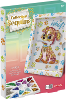 Collection Sequins, loisirs créatifs, cadre, déco, chambre, famille, activité enfant, 6 ans